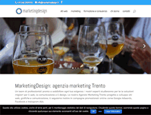 Tablet Screenshot of marketingdesign.it